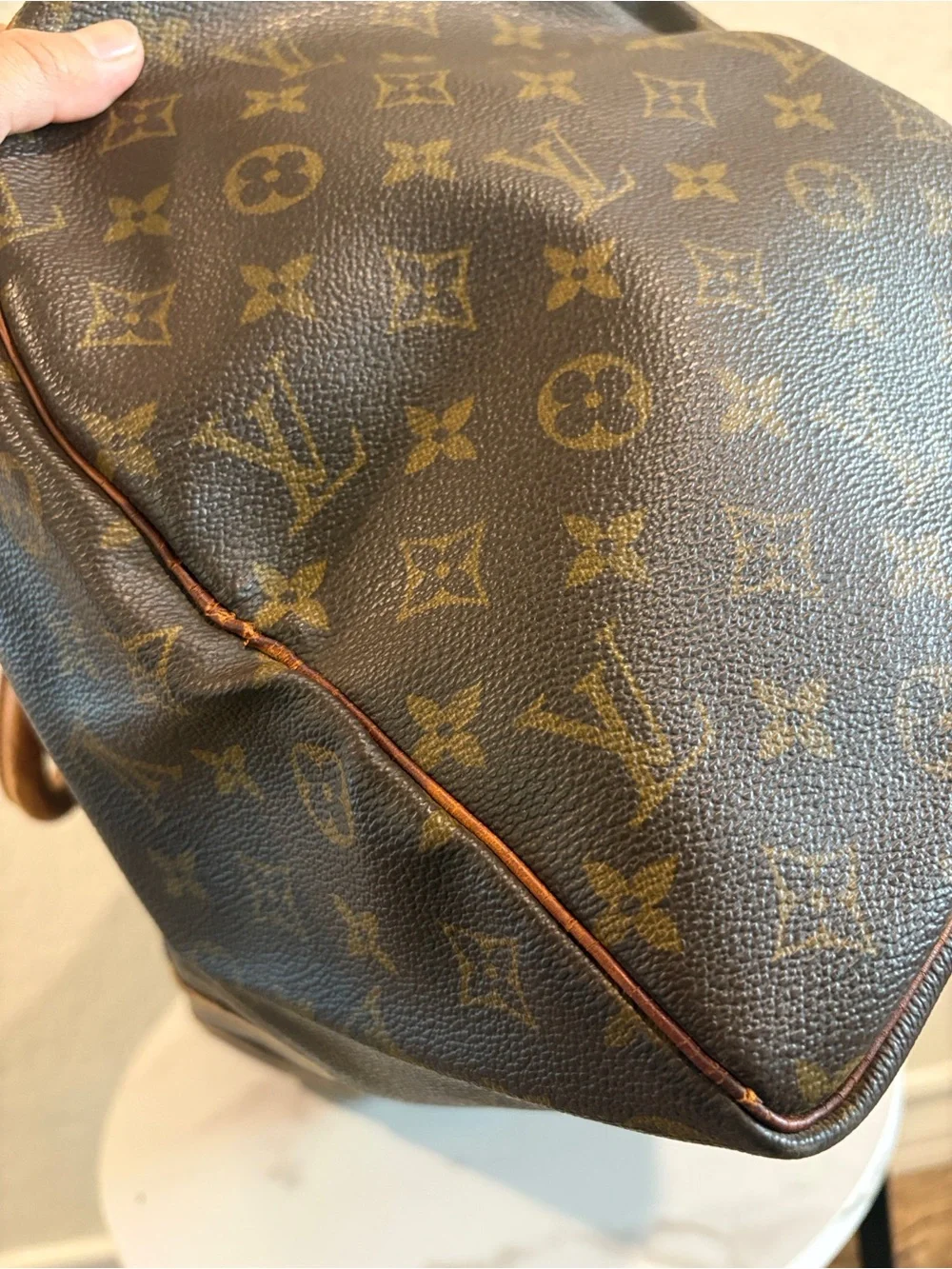Louis Vuitton Keepall 50 Brown Monogram Boston Duffle Bag - Picture 6 of 15